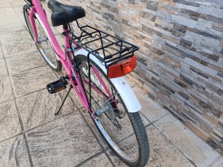 Bicicleta Up Ride Rosa con Cesta