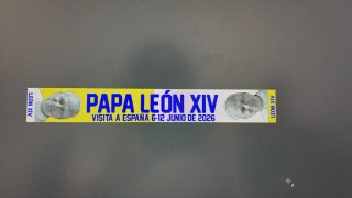 Bufanda Papa León XIV Visita España 2026
