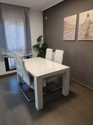 Conjunto de salón moderno blanco