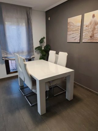 Conjunto de salón moderno blanco