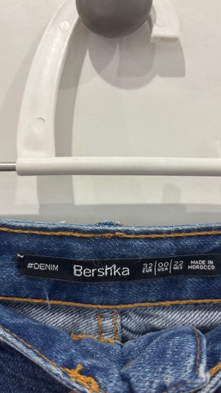Falda vaquera Bershka azul
