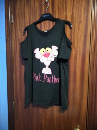 Camiseta Tirantes Pantera Rosa Talla M