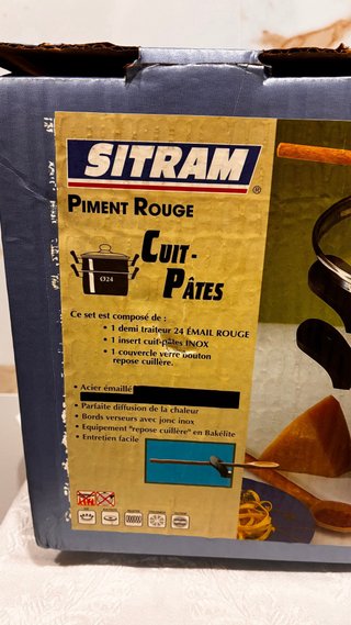 Cazuela Pasta Sitram Vintage Roja