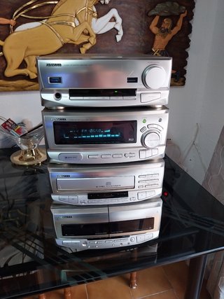 Equipo de música Kenwood plata