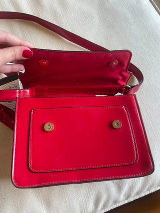 Bolso Piel de Luna charol rojo