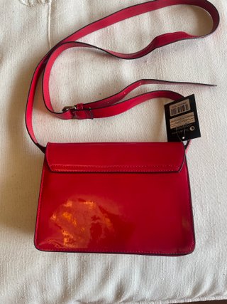 Bolso Piel de Luna charol rojo