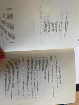 Instituciones y derecho de la Unión Europea