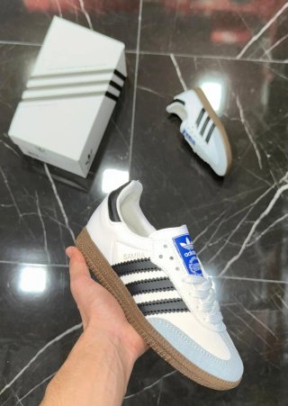 Adidas Samba Deportivos Blancos y Azules
