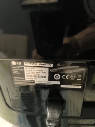 TV/Monitor LG Negro 19"