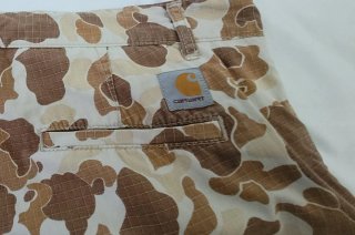 Carhartt Shorts Camuflaje Beige y Marrón