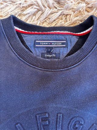 Sudadera Tommy Hilfiger Vintage Marrón