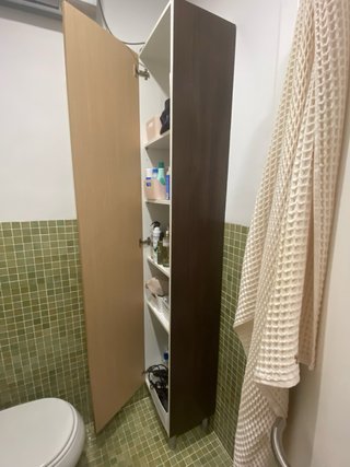 Armario columna baño 2x40x30 con patas
