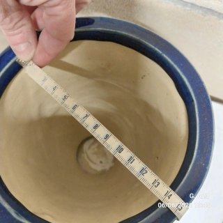 ¡¡10 AGOSTO!! ÚLTIMOS DÍAS!! Jarrón/macetero azul