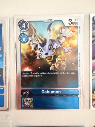 Lote 6 Cartas Digimon TCG Matt Gabumon Alt Art