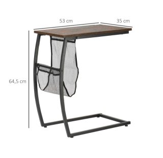 Mesa auxiliar para sofá y cama