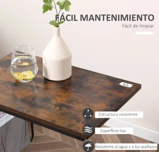 Mesa auxiliar para sofá y cama
