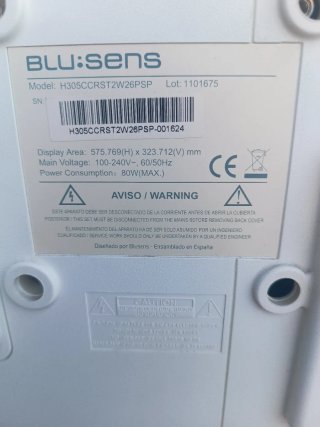 Televisor LED BLU:SENS Blanco