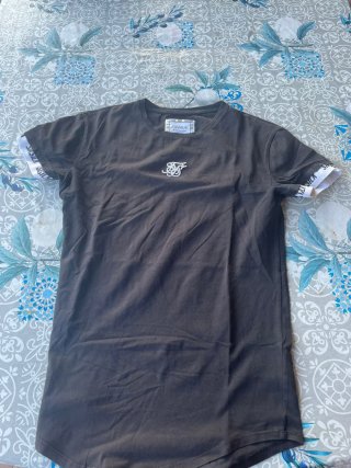 Camiseta SikSilk Negra Hombre