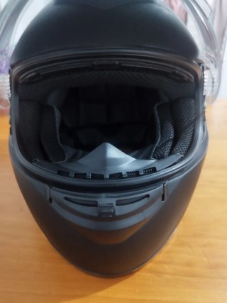Casco Moto Integral Favoto Negro Mate talla L