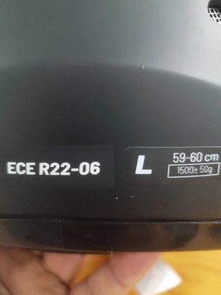 Casco Moto Integral Favoto Negro Mate talla L