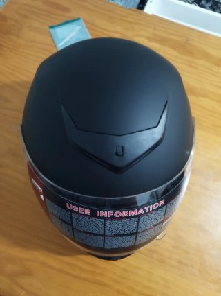 Casco Moto Integral Favoto Negro Mate talla L