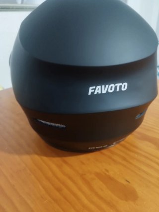 Casco Moto Integral Favoto Negro Mate talla L