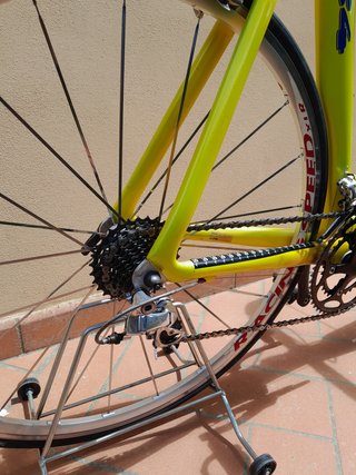 Bicicletta Corsa C4 Magik Carbonio Gialla