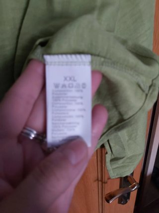 Blusa verde manga murciélago talla única