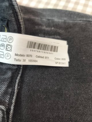 2x Pantalones Vaqueros Mujer
