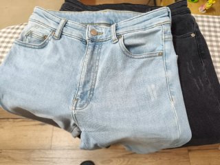 2x Pantalones Vaqueros Mujer