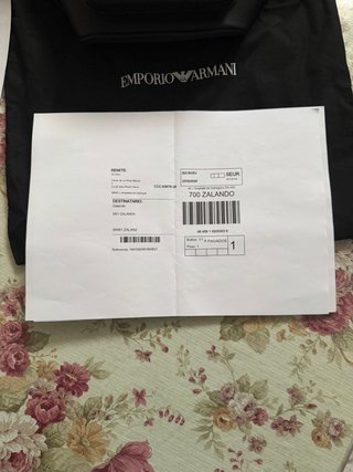 Riñonera Emporio Armani Negra