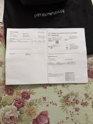 Riñonera Emporio Armani Negra
