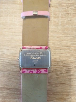 Reloj Hello Kitty Rosa y Plateado