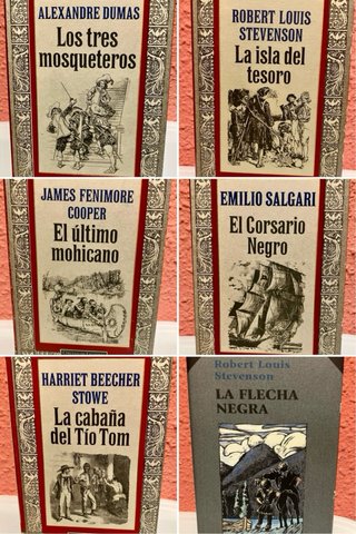 6 Libros Literatura Clásica de Aventuras