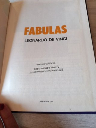 Libro antiguo fabulas
