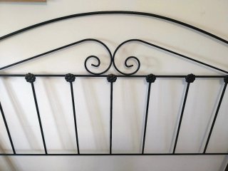 Cabecero Forja 150cm Negro