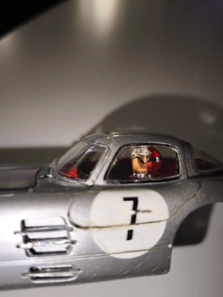 Carrocería mercedes escala 1/24 de plastico