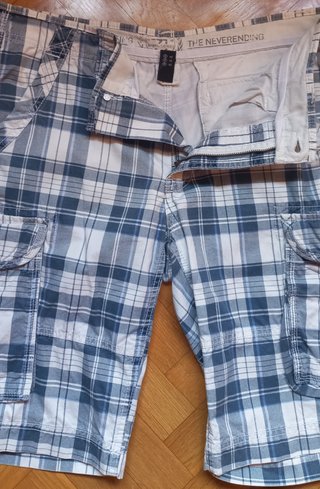 Bermudas cuadros hombre Talla 42