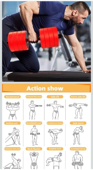 Juego Mancuernas Ajustables 40 kg