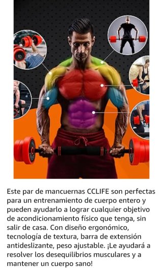 Juego Mancuernas Ajustables 40 kg