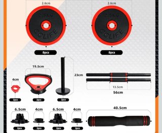 Juego Mancuernas Ajustables 40 kg