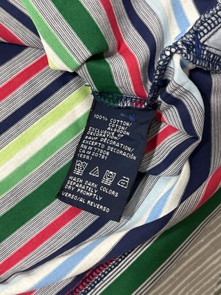 Camisa Polo Tommy Hilfiger Rayas Multicolor