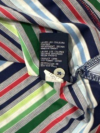 Camisa Polo Tommy Hilfiger Rayas Multicolor