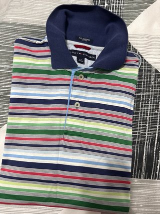 Camisa Polo Tommy Hilfiger Rayas Multicolor