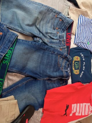 Pantalones niño 10 años. 10 unidad.regalo camiseta