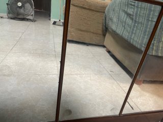 Espejo de recibidor de madera