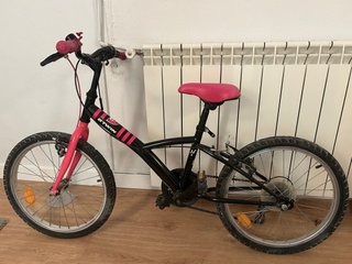 Bicicleta BTwin Misti Girl 20 Rosa/Negra
