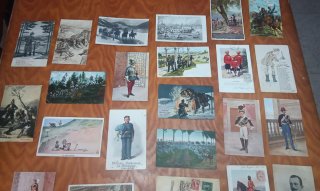 Lote Postales Antiguas Militares