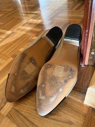 Bailarinas Marypaz Beige y Negro Talla 40