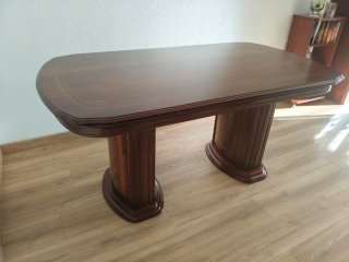 Mesa de madera maciza para salón/comedor